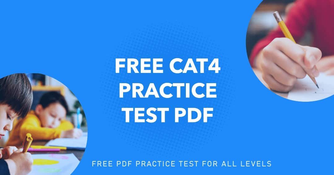 Free CAT4 Practice Test PDF