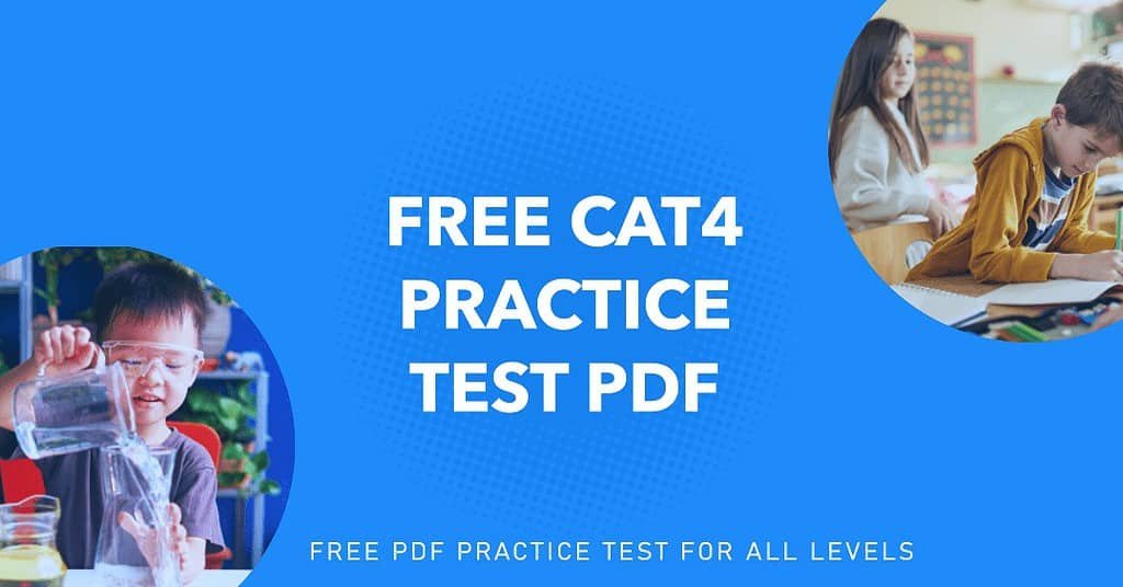 cat 4 practice test pdf