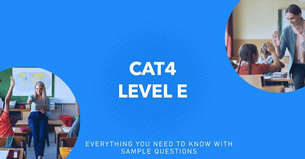 CAT4 Level E Practice Test Free PDF Sample Questions Tips