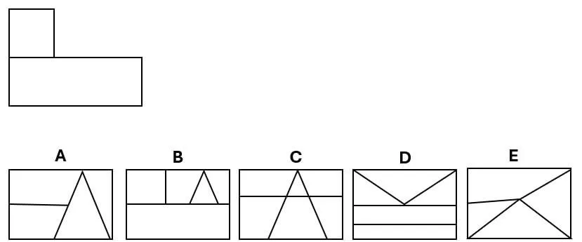 CAT4 Level X Shapes Sample Question